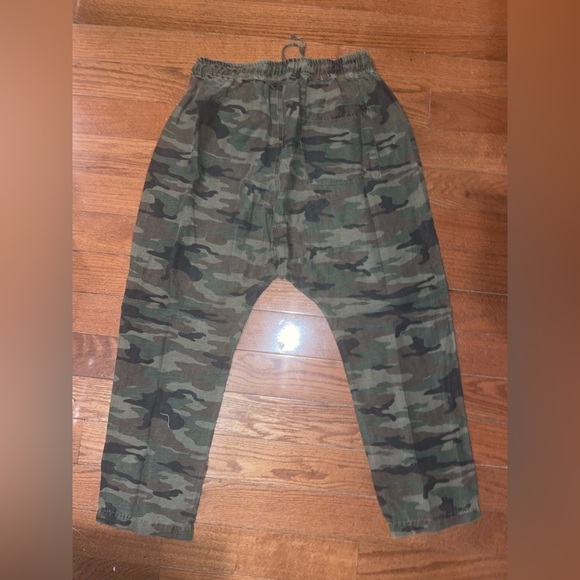 NSF Green Camo Harem Linen Blend Pants 💚 Medium - Picture 7 of 10